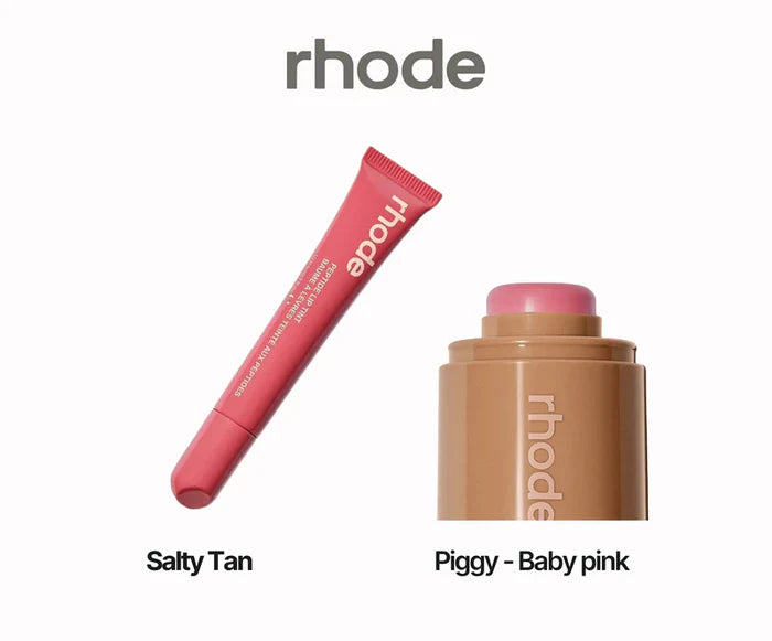 Rhode Blush & Gloss Duo | Rhode blush stick | Rhode peptide lip tint | Rhode lip gloss JZCosmetics.com