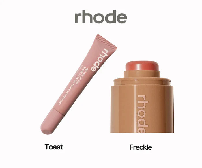 Rhode Blush & Gloss Duo | Rhode blush stick | Rhode peptide lip tint | Rhode lip gloss JZCosmetics.com