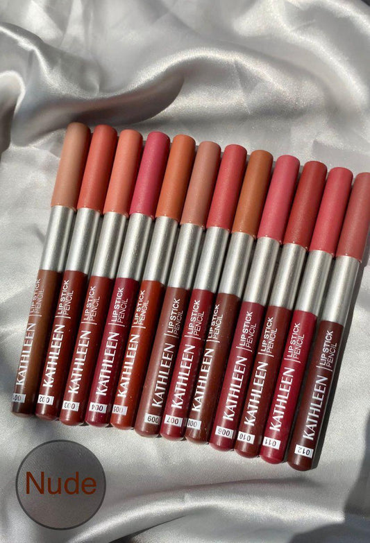 KATHLEEN 12 Pcs Lipstick Pencil Set JZCosmetics.com
