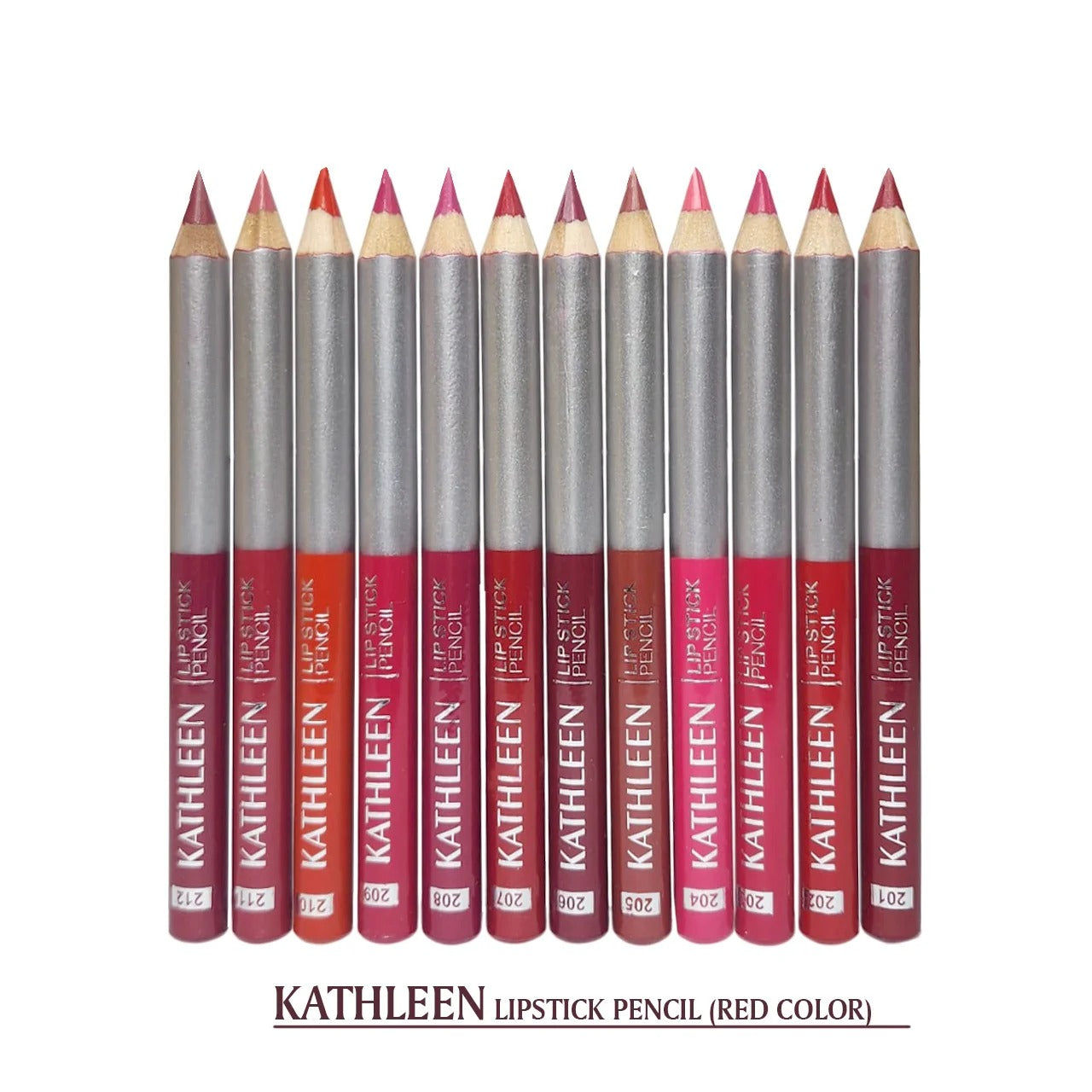 KATHLEEN 12 Pcs Lipstick Pencil Set JZCosmetics.com