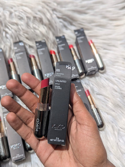 KIKO Unlimited Stylo Rouge À Lèvres 2g | Long-Lasting Cream Lipstick JZCosmetics.com