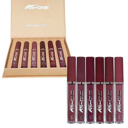 KS-ONE 6 Pcs Lip Gloss Set – High Shine Moisturizing Long-Lasting Lip Gloss Kit JZCosmetics.com
