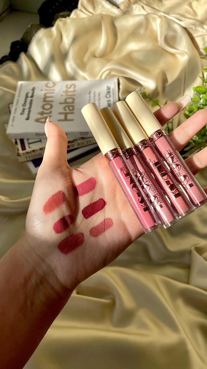 KS-One 6pcs Matte Lip Gloss Set JZCosmetics.com