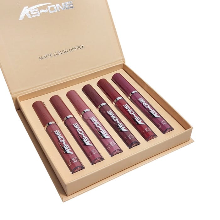 KS-One 6pcs Matte Lip Gloss Set JZCosmetics.com