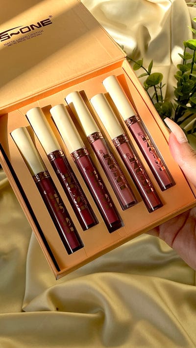 KS-One 6pcs Matte Lip Gloss Set JZCosmetics.com