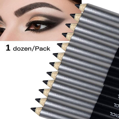 Kathleen 12pcs Black Jumbo Eyeliner Pencil Set JZCosmetics.com