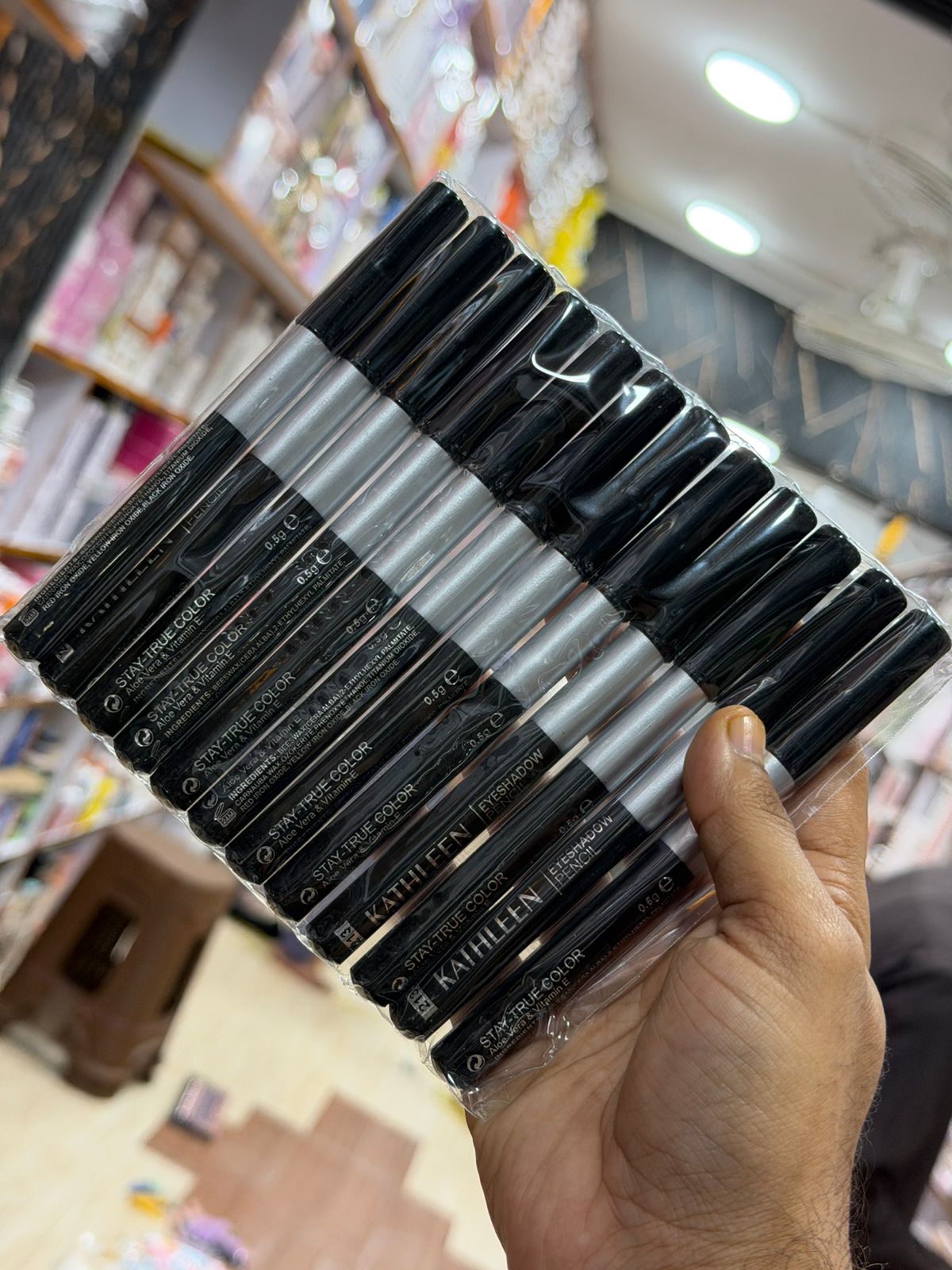 Kathleen 12pcs Black Jumbo Eyeliner Pencil Set JZCosmetics.com