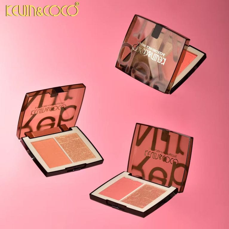 Kevin & Coco Highlighter and Blush 3pcs Set JZCosmetics.com