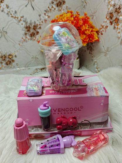 Kids Mini Makeup & Lip Gloss Gift Set JZCosmetics.com