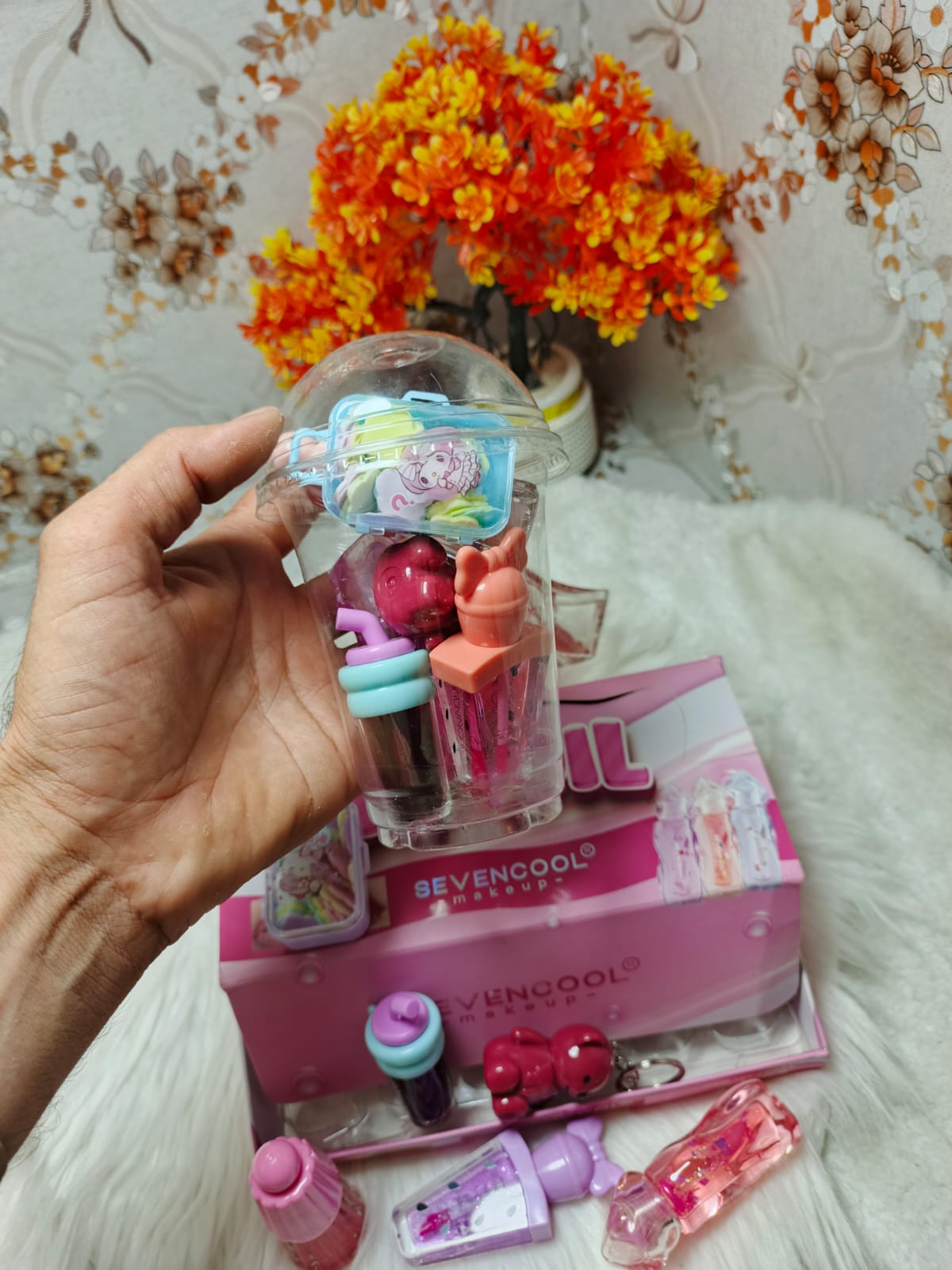 Kids Mini Makeup & Lip Gloss Gift Set JZCosmetics.com