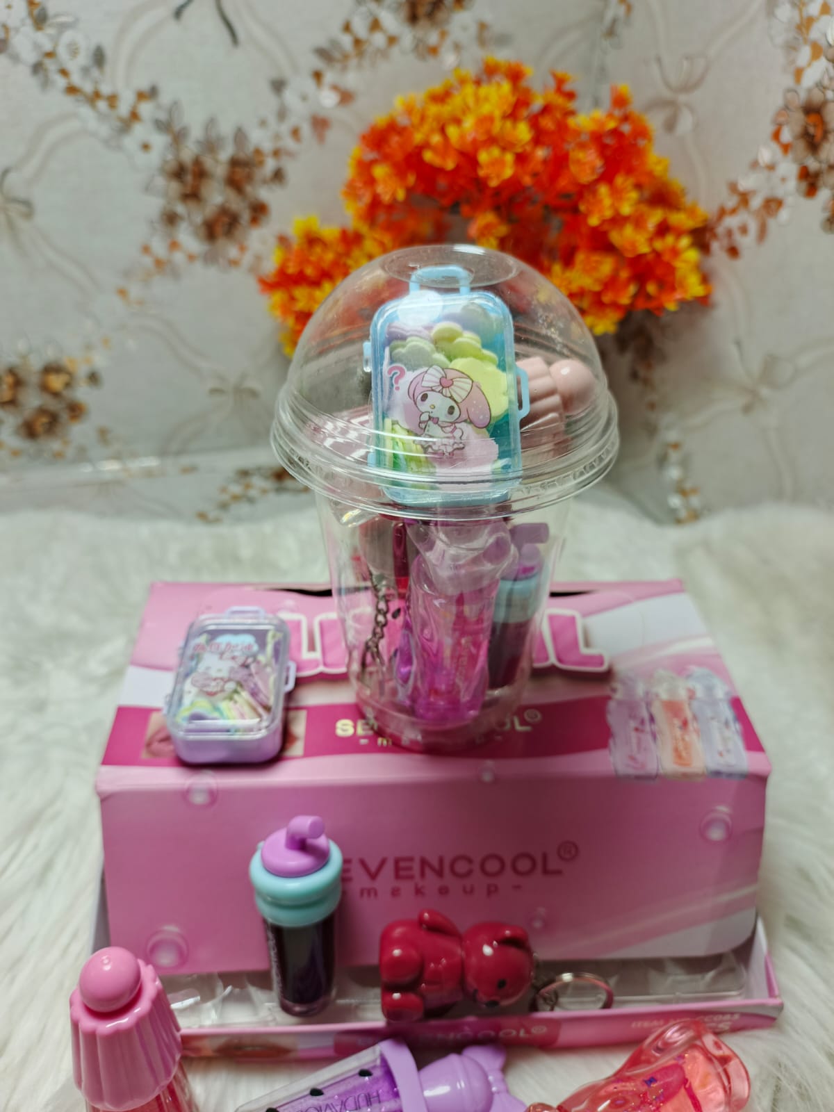 Kids Mini Makeup & Lip Gloss Gift Set JZCosmetics.com