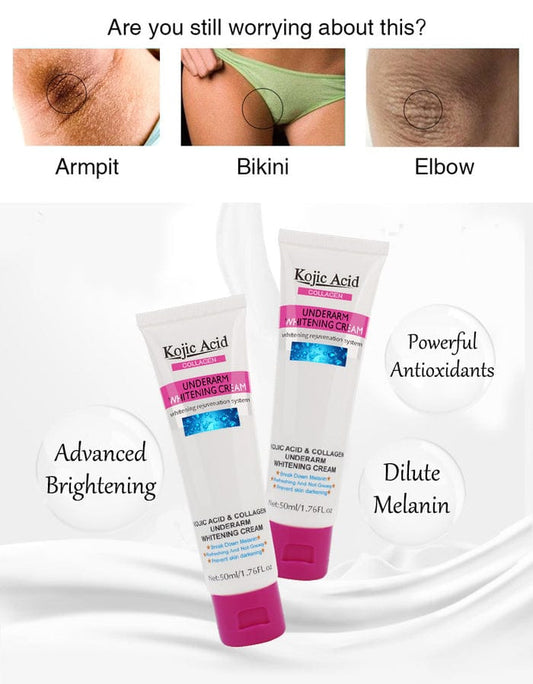 Kojic Acid Underarm Gel – Brightening & Smoothening Treatment JZCosmetics.com
