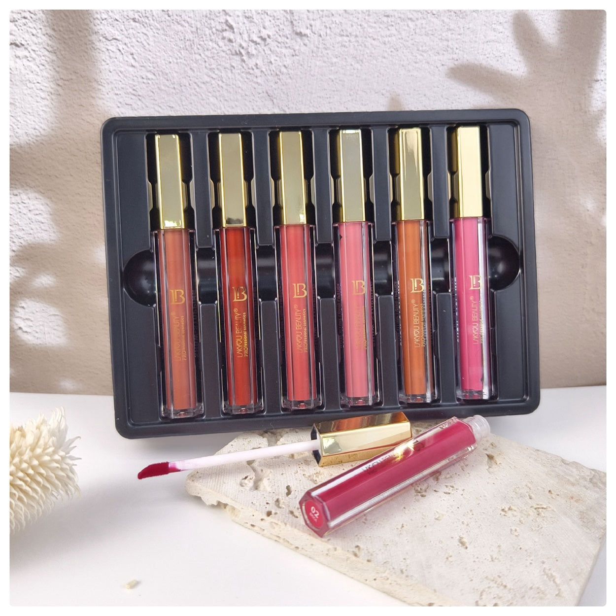 Lakyou Beauty 6 Pcs Matte Liquid Lipstick Set – Long-Lasting Waterproof Lip Colors JZCosmetics.com