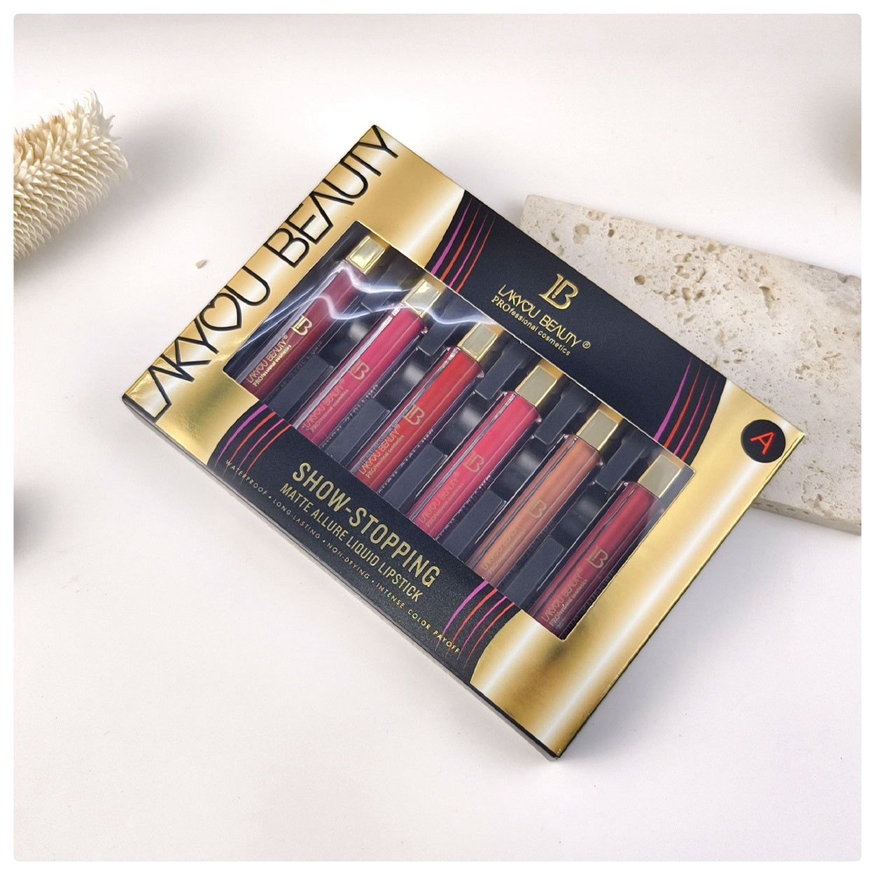 Lakyou Beauty 6 Pcs Matte Liquid Lipstick Set – Long-Lasting Waterproof Lip Colors JZCosmetics.com