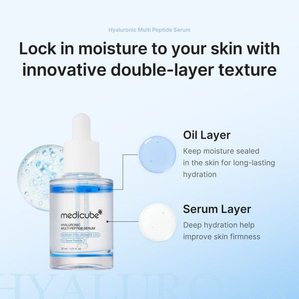 MEDICUBE Hyaluronic Multi Peptide Serum 30ml JZCosmetics.com