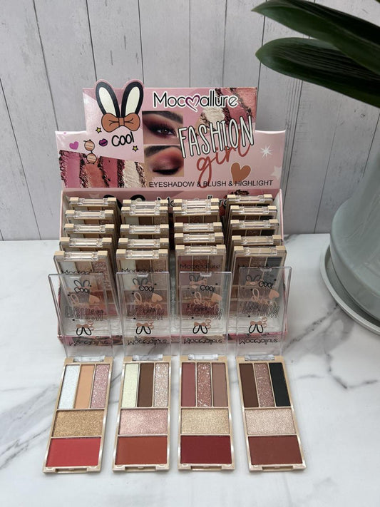 Maccullare Eyeshadow, Blush & Highlighter Palette JZCosmetics.com