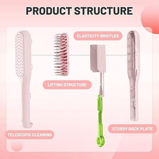 Magic Self-Cleaning Hair Brush – One-Click Hair Removal Comb JZCosmetics.com