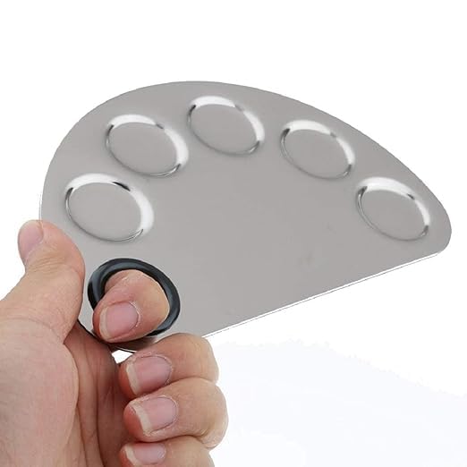 Makeup Mixing Palette | Professional Cosmetic Mixing Board with Spatula JZCosmetics.com