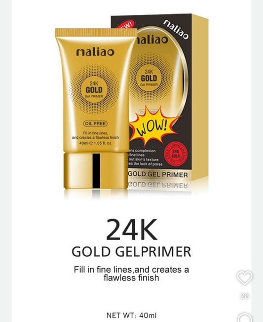 Maliao 24K Gold Oil-Free Gel Primer 40ml JZCosmetics.com