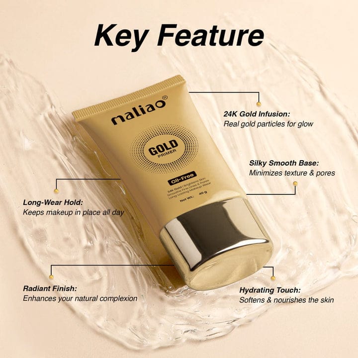 Maliao 24K Gold Oil-Free Gel Primer 40ml JZCosmetics.com