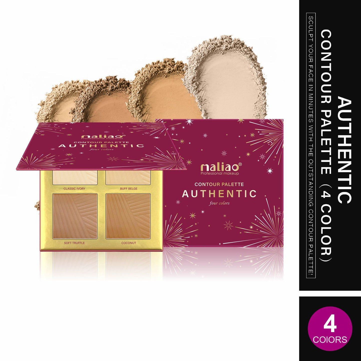 Maliao Authentic Contour Palette JZCosmetics.com