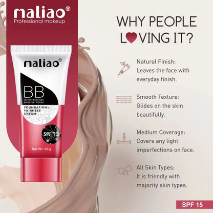 Maliao BB Cream | Lightweight Coverage, Brightening Glow JZCosmetics.com