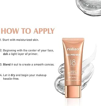 Maliao HD Primer – Instant Moisture Glow with SPF 15/PA++ JZCosmetics.com