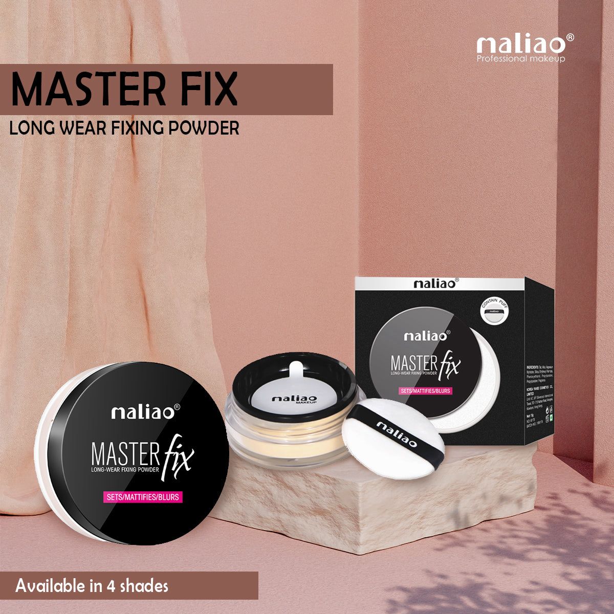 Maliao Master Long Wear Fixing Powder JZCosmetics.com