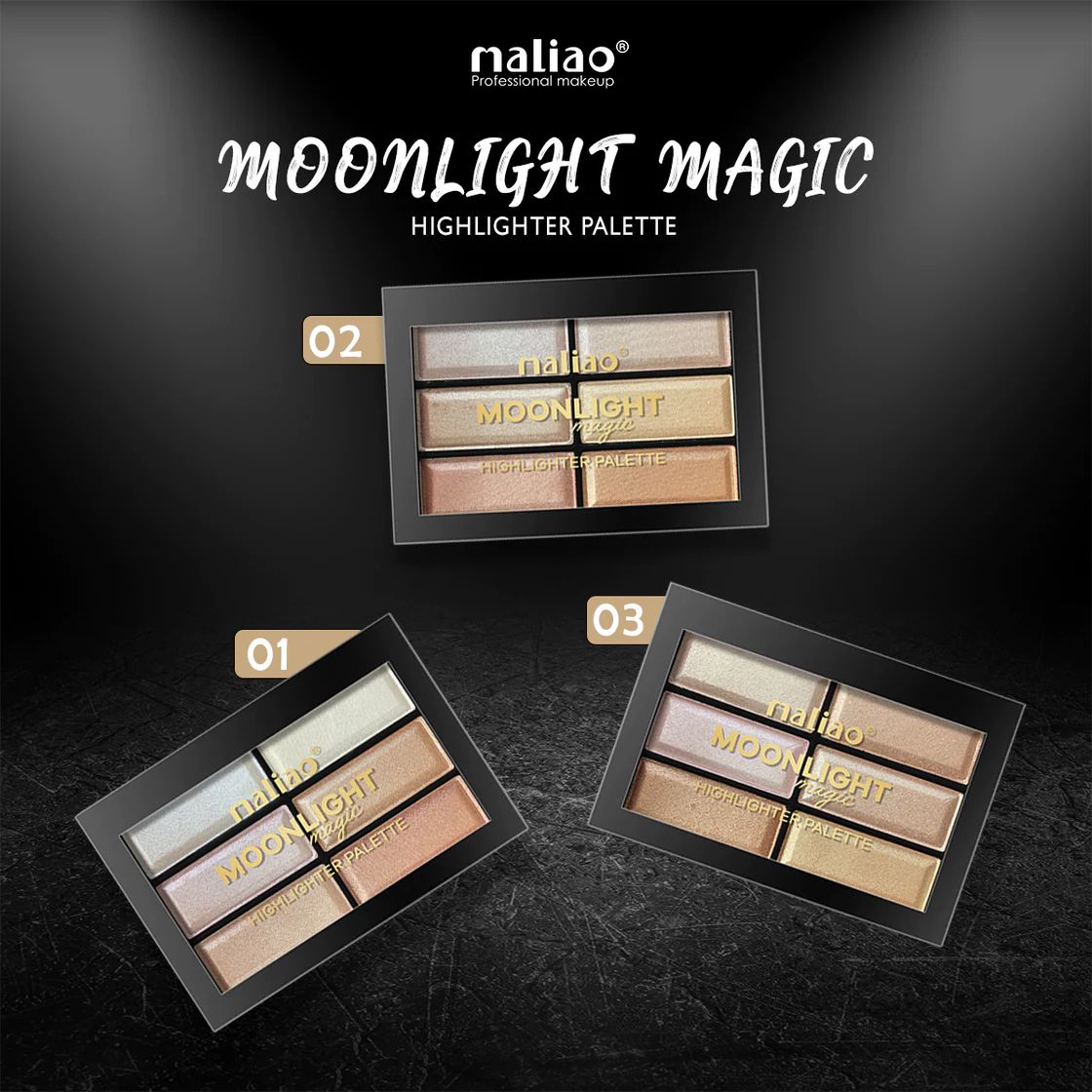 Maliao Moonlight Highlighter Palette JZCosmetics.com