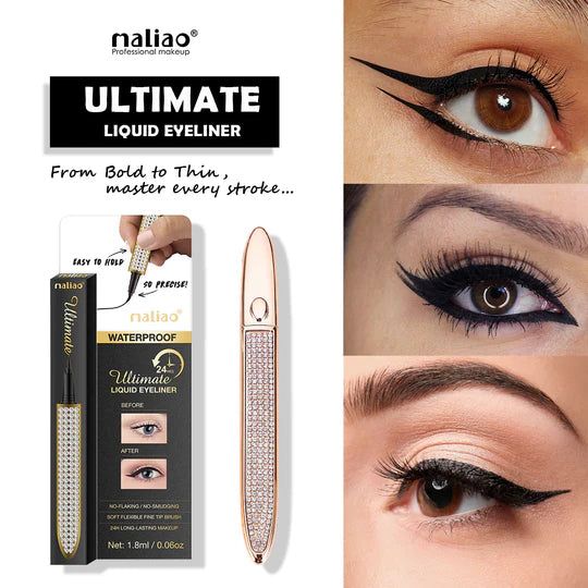 Maliao Ultimate Liquid Eyeliner – Ultra Black Waterproof & Smudge-Proof Precision Liner JZCosmetics.com