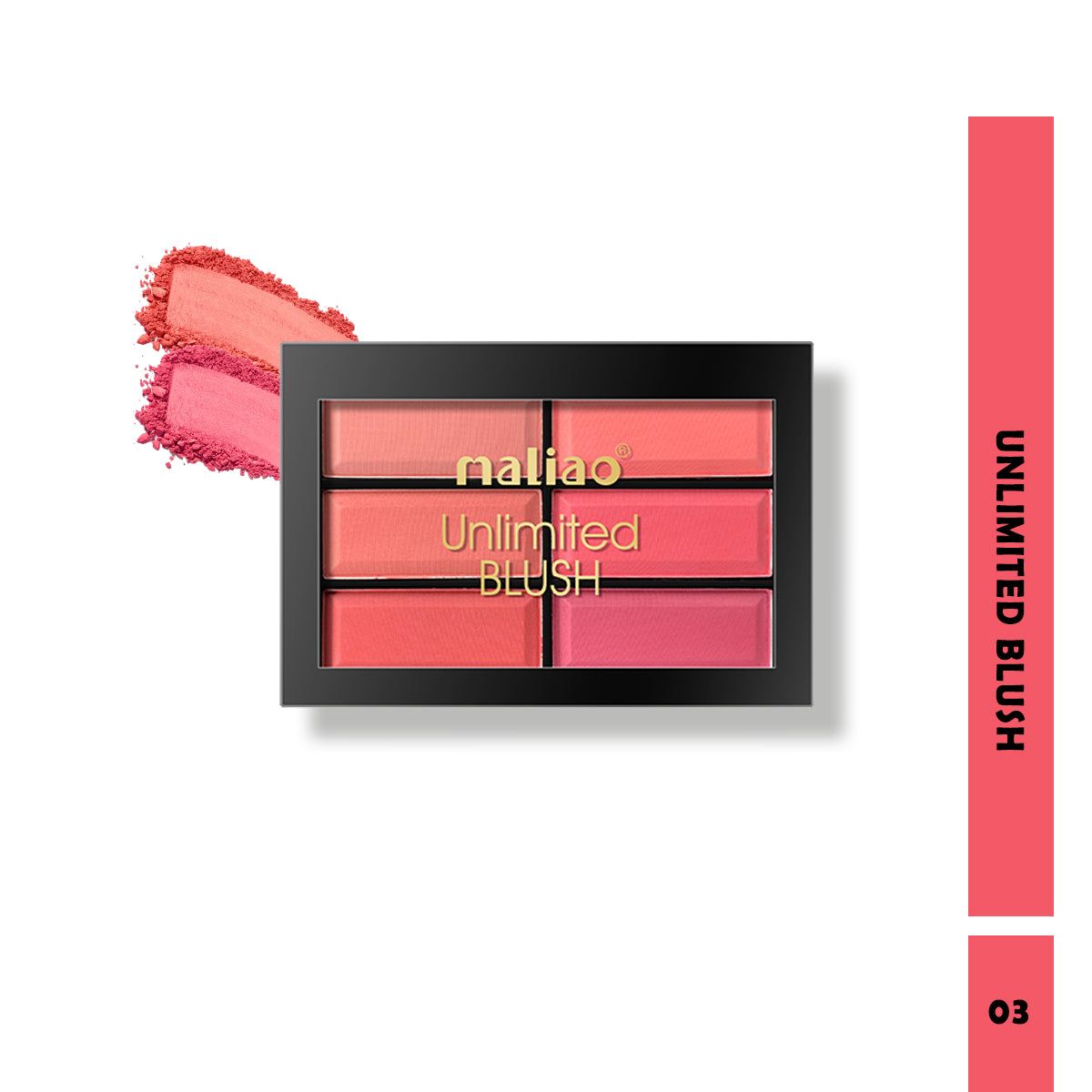 Maliao Unlimited Blush Palette JZCosmetics.com