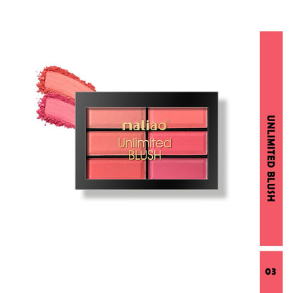 Maliao Unlimited Blush Palette JZCosmetics.com