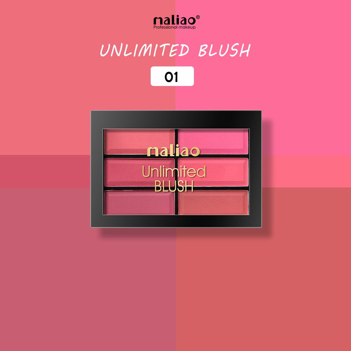Maliao Unlimited Blush Palette JZCosmetics.com