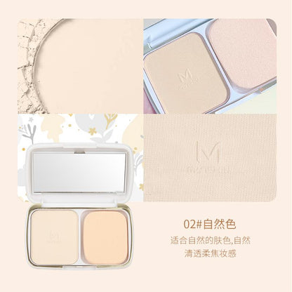 Mansly Face Powder 3 Shades – Matte Long-Lasting Oil Control Compact Powder JZCosmetics.com