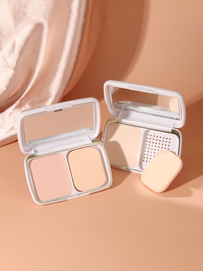 Mansly Face Powder 3 Shades – Matte Long-Lasting Oil Control Compact Powder JZCosmetics.com