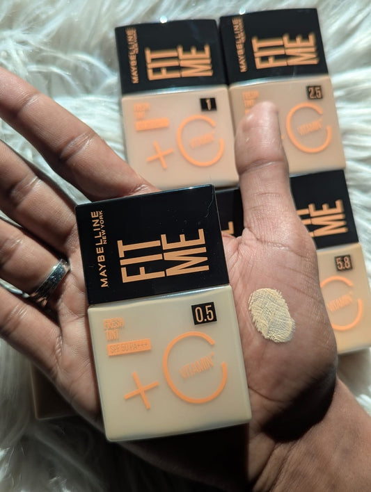 Maybelline Fit Me Fresh Tint Foundation SPF50 – Lightweight Hydrating Skin Tint JZCosmetics.com