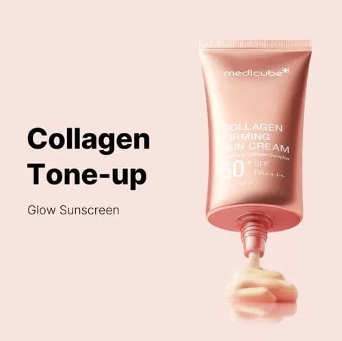Medicube Collagen Firming Sun Cream SPF50+ PA+++ – Hydrating Korean Sunscreen JZCosmetics.com