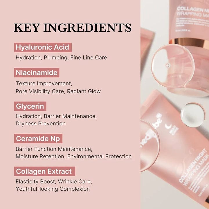 Medicube Collagen Night Wrapping Mask 75ml JZCosmetics.com