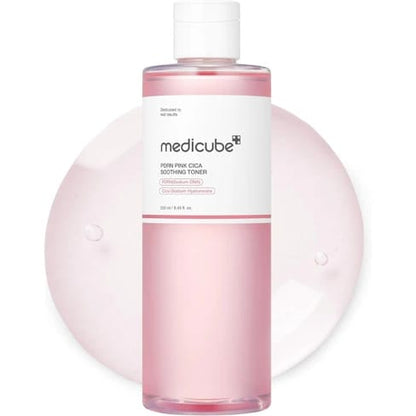 Medicube PDRN Pink Cica Soothing Toner 250ml – Calming & Hydrating Korean Toner JZCosmetics.com