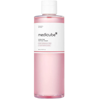 Medicube PDRN Pink Cica Soothing Toner 250ml – Calming & Hydrating Korean Toner JZCosmetics.com