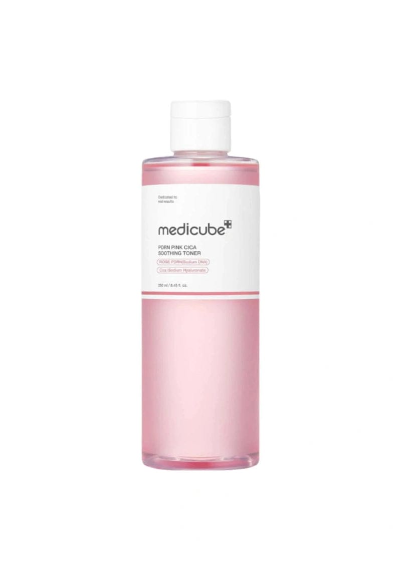 Medicube PDRN Pink Cica Soothing Toner 250ml – Calming & Hydrating Korean Toner JZCosmetics.com