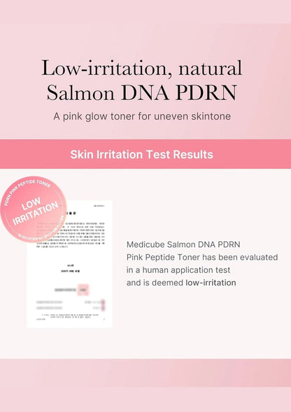 Medicube PDRN Pink Cica Soothing Toner 250ml – Calming & Hydrating Korean Toner JZCosmetics.com
