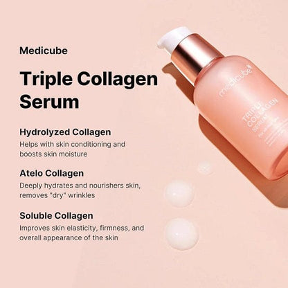 Medicube Triple Collagen Serum 55ml – Firming & Hydrating Korean Serum JZCosmetics.com