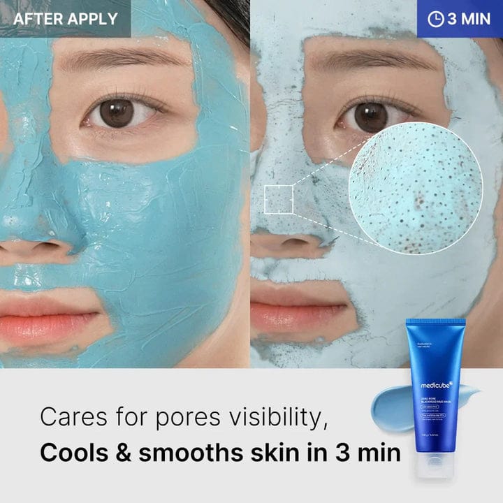 Medicube Zero Pore Blackhead Mud Mask 100g JZCosmetics.com