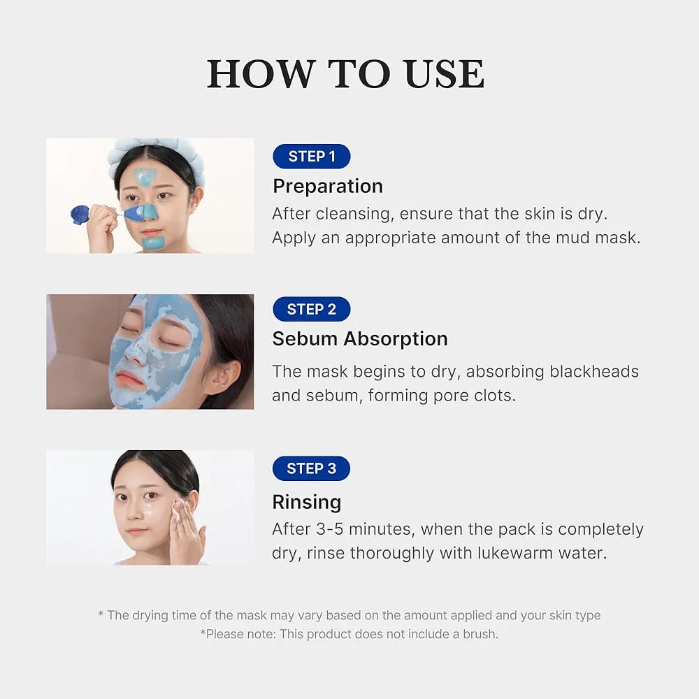 Medicube Zero Pore Blackhead Mud Mask 100g JZCosmetics.com
