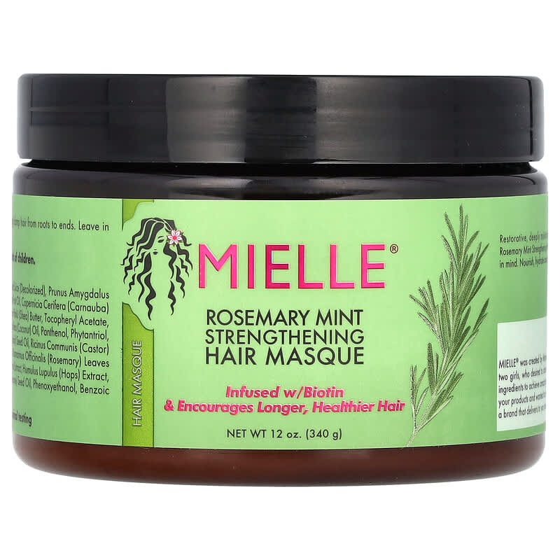 Mielle Rosemary Mint Strengthening Hair Mask 340g – Deep Repair, Hydration & Hair Growth Treatment JZCosmetics.com