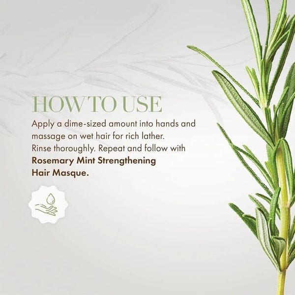 Mielle Rosemary Mint Strengthening Shampoo 355ml – Nourishing Hair Growth & Breakage Control Formula JZCosmetics.com