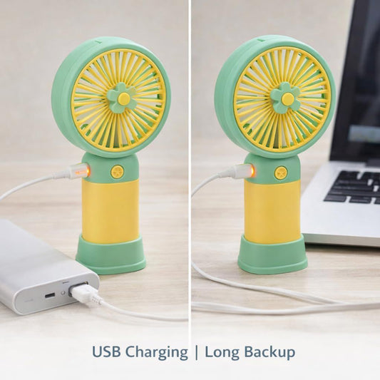 Mini Portable USB Fan 3 Speed Cute Handheld Fan JZCosmetics.com