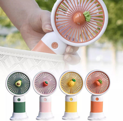 Mini Portable USB Fan 3 Speed Cute Handheld Fan JZCosmetics.com