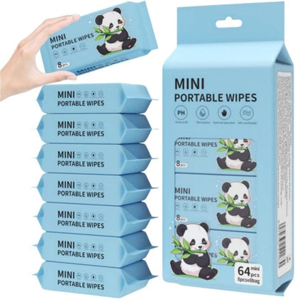 Mini Wipes Portable Wet Tissue Wipes JZCosmetics.com